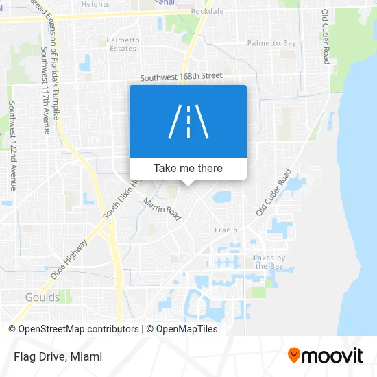 Flag Drive map