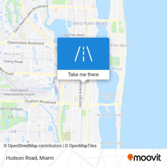 Mapa de Hudson Road