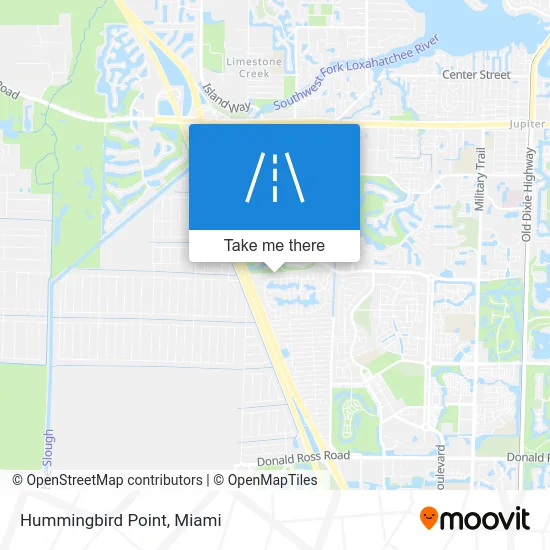 Hummingbird Point map