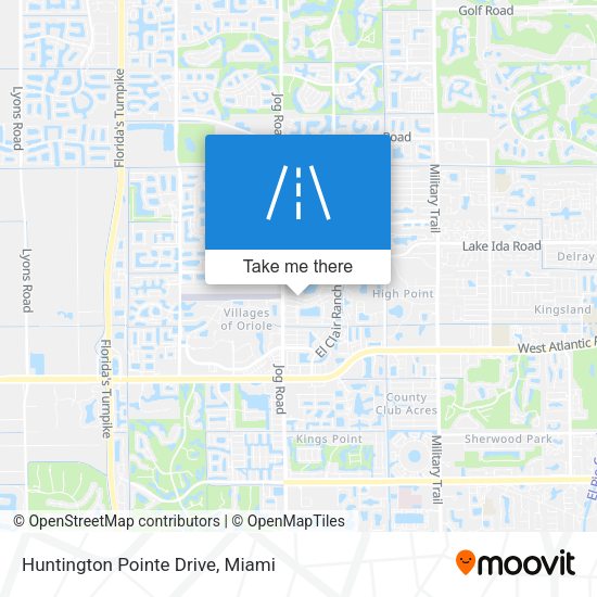 Huntington Pointe Drive map