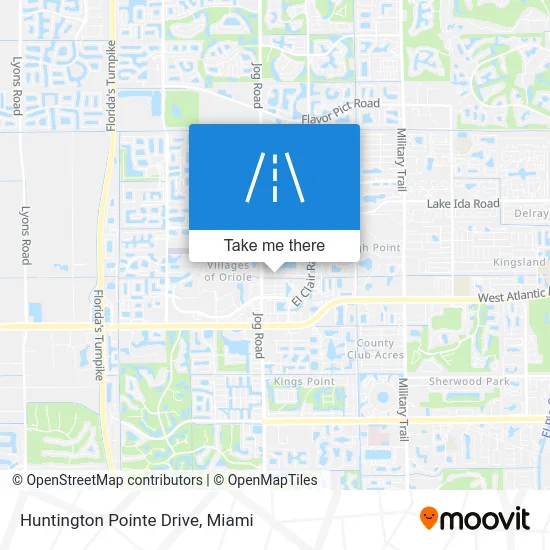 Huntington Pointe Drive map