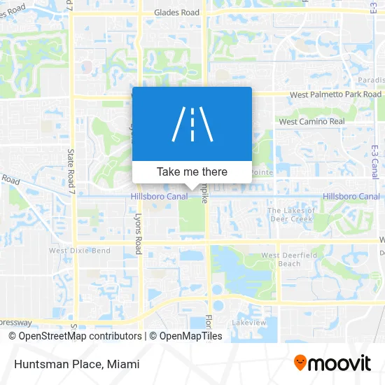 Huntsman Place map