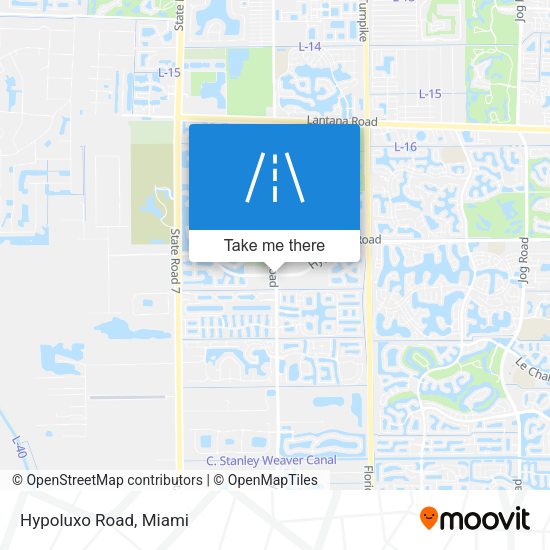 Mapa de Hypoluxo Road