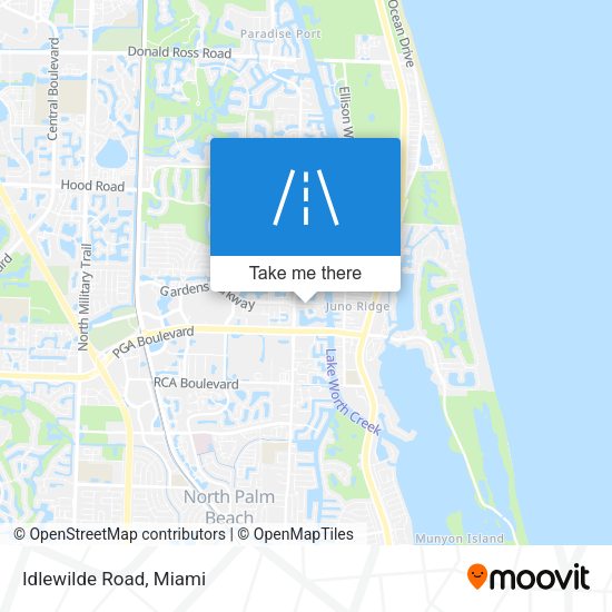 Mapa de Idlewilde Road