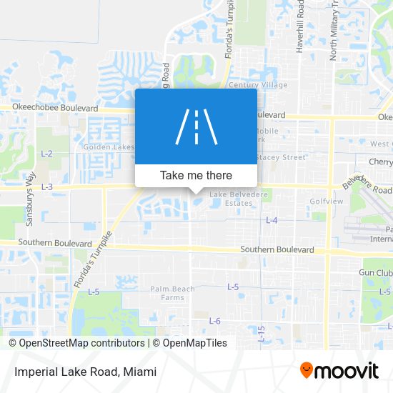 Mapa de Imperial Lake Road