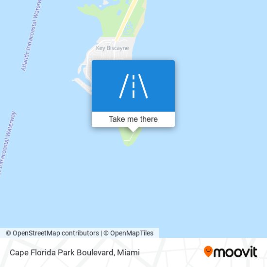 Mapa de Cape Florida Park Boulevard