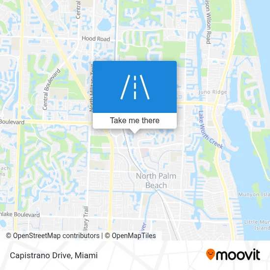 Capistrano Drive map