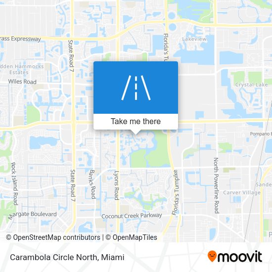 Mapa de Carambola Circle North