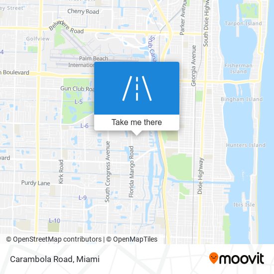 Carambola Road map