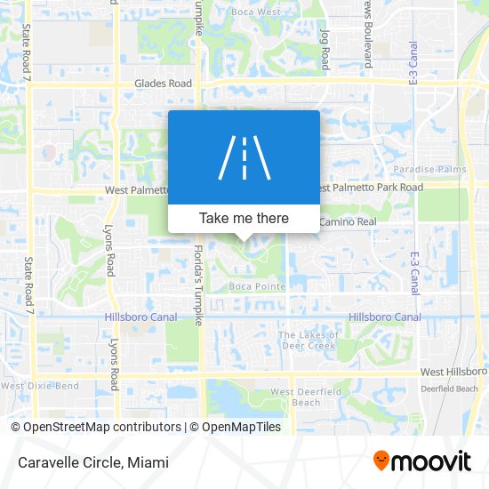 Caravelle Circle map