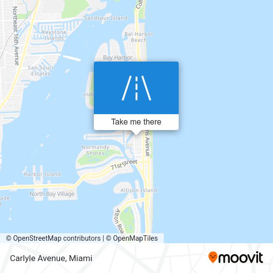 Mapa de Carlyle Avenue