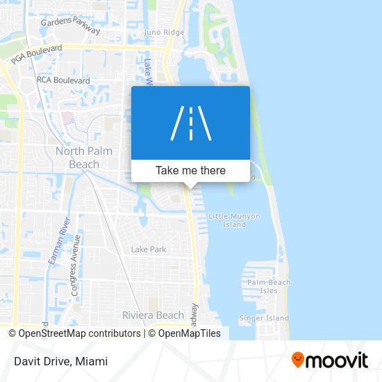 Davit Drive map