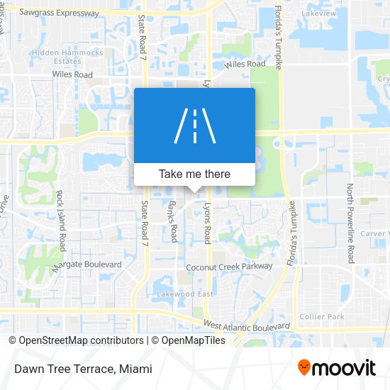 Mapa de Dawn Tree Terrace