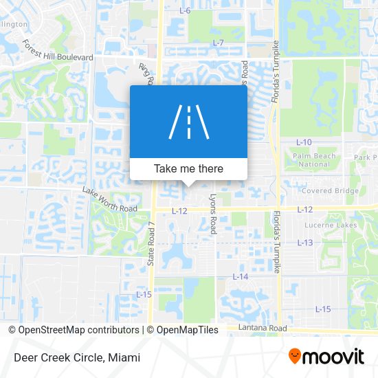 Mapa de Deer Creek Circle