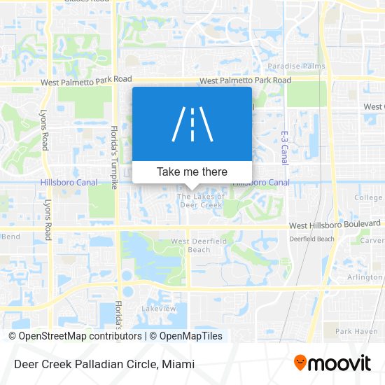 Deer Creek Palladian Circle map