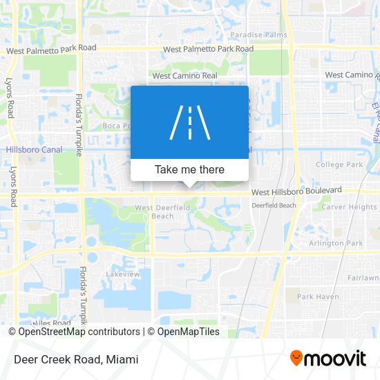 Mapa de Deer Creek Road