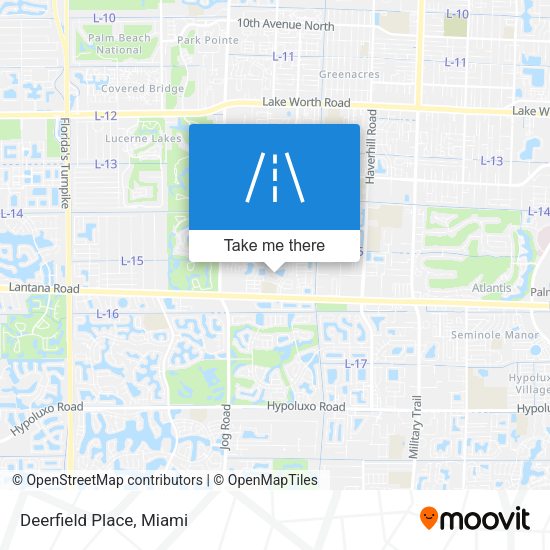 Mapa de Deerfield Place