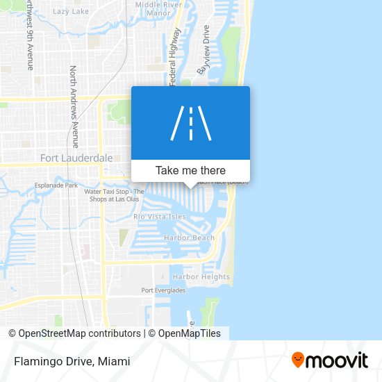 Mapa de Flamingo Drive