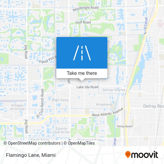 Mapa de Flamingo Lane