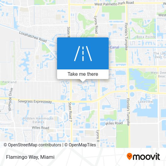 Mapa de Flamingo Way