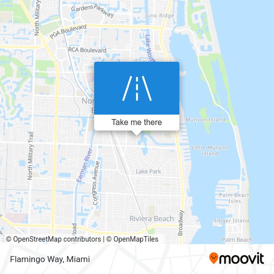 Mapa de Flamingo Way