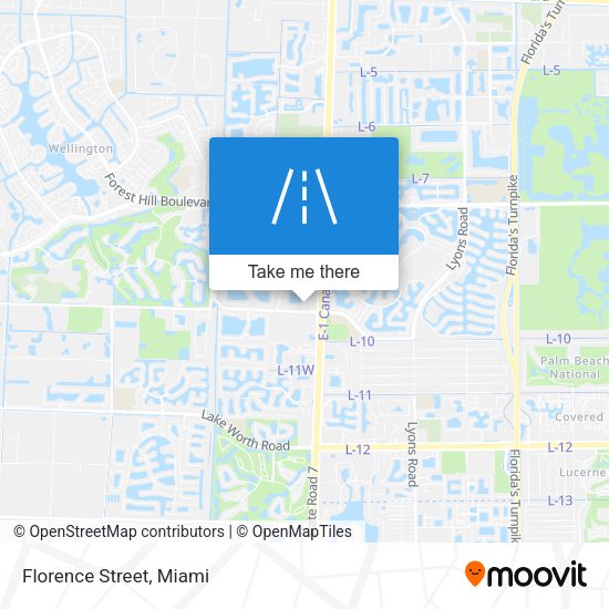 Mapa de Florence Street