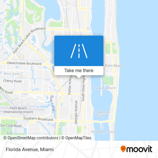 Florida Avenue map
