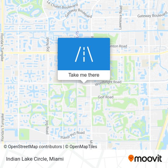 Mapa de Indian Lake Circle