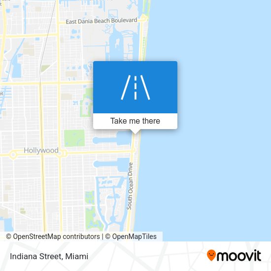 Mapa de Indiana Street