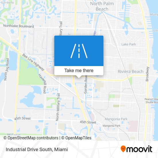 Mapa de Industrial Drive South