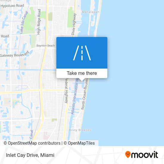 Inlet Cay Drive map