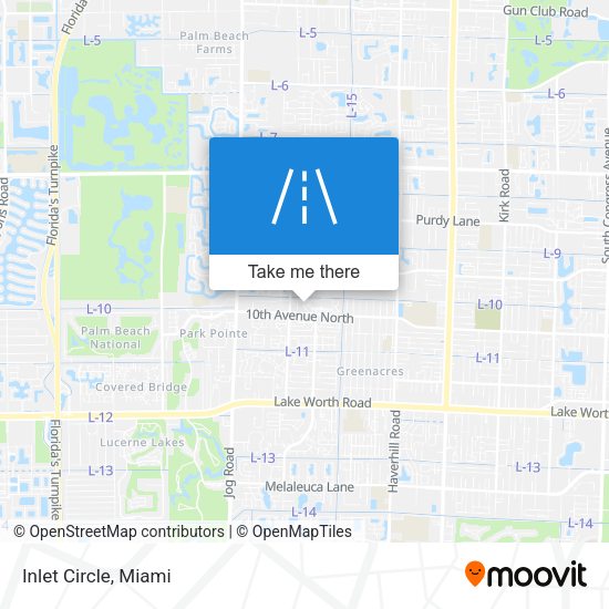 Inlet Circle map