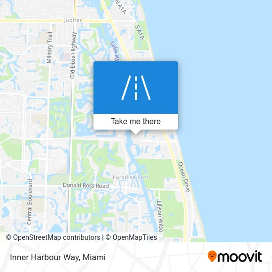 Inner Harbour Way map