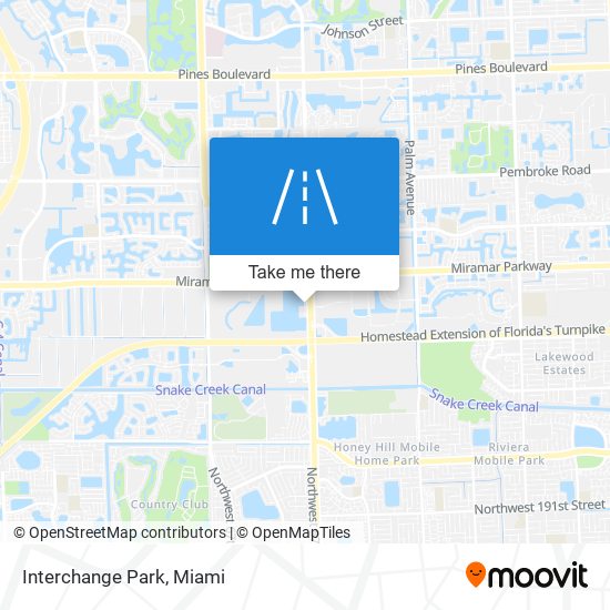 Interchange Park map