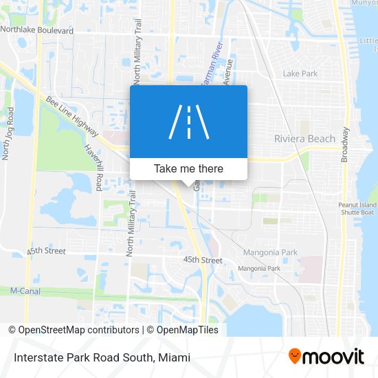 Mapa de Interstate Park Road South