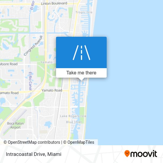 Mapa de Intracoastal Drive