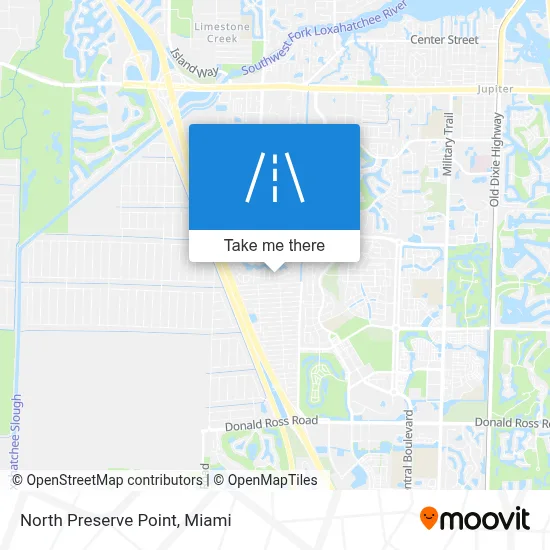 North Preserve Point map