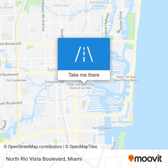 Mapa de North Rio Vista Boulevard