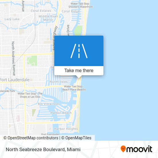 Mapa de North Seabreeze Boulevard