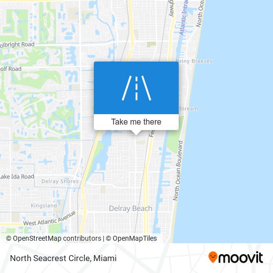 North Seacrest Circle map