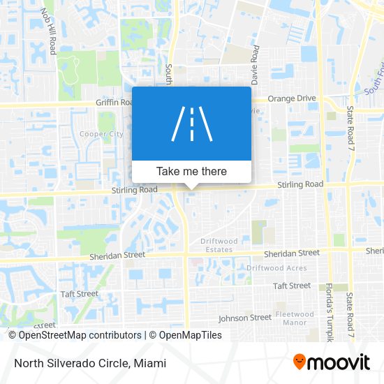 North Silverado Circle map