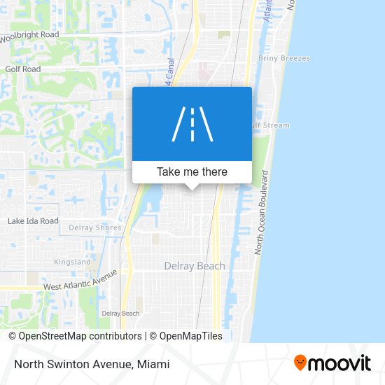 Mapa de North Swinton Avenue