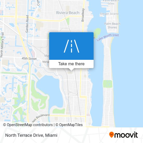 Mapa de North Terrace Drive