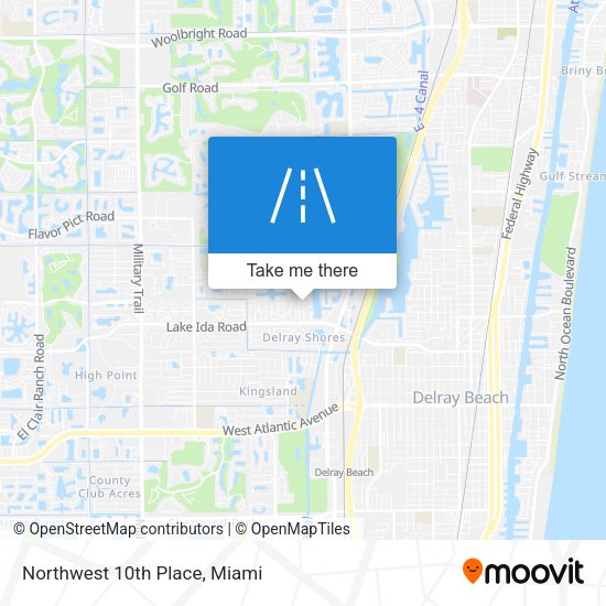 Mapa de Northwest 10th Place