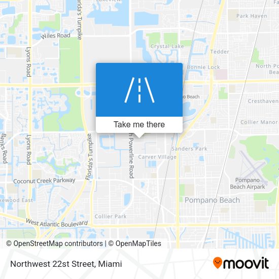 Mapa de Northwest 22st Street