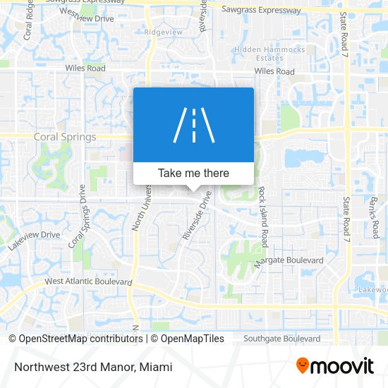 Mapa de Northwest 23rd Manor