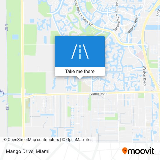 Mapa de Mango Drive