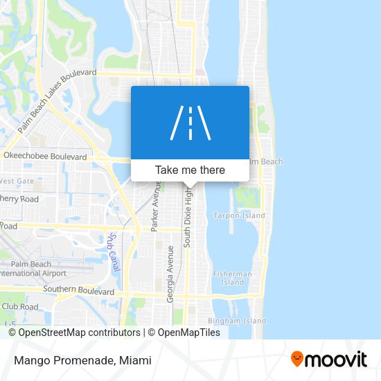 Mapa de Mango Promenade