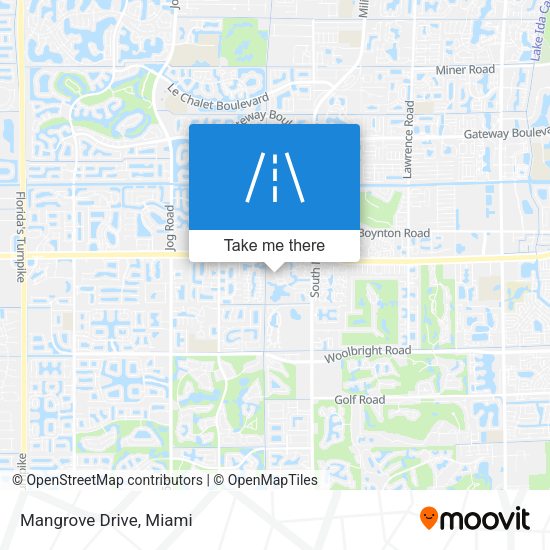 Mapa de Mangrove Drive
