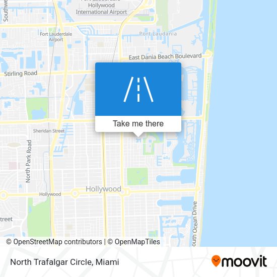 North Trafalgar Circle map